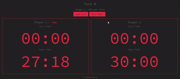 Timer page